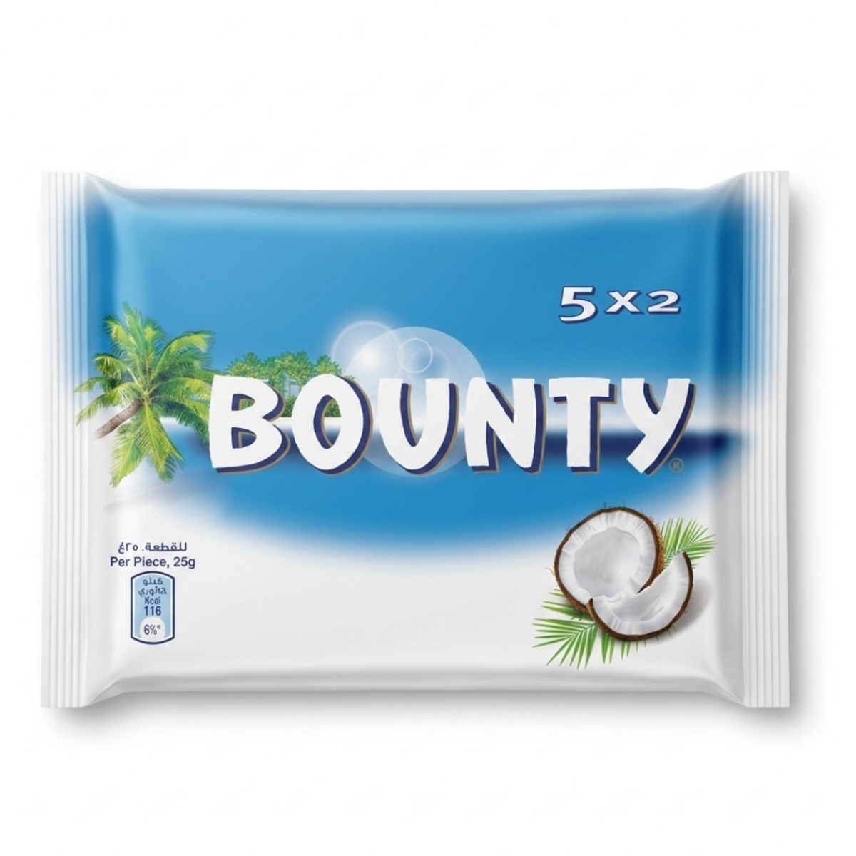 Bounty Coconut Chocolate Bars 2x250g