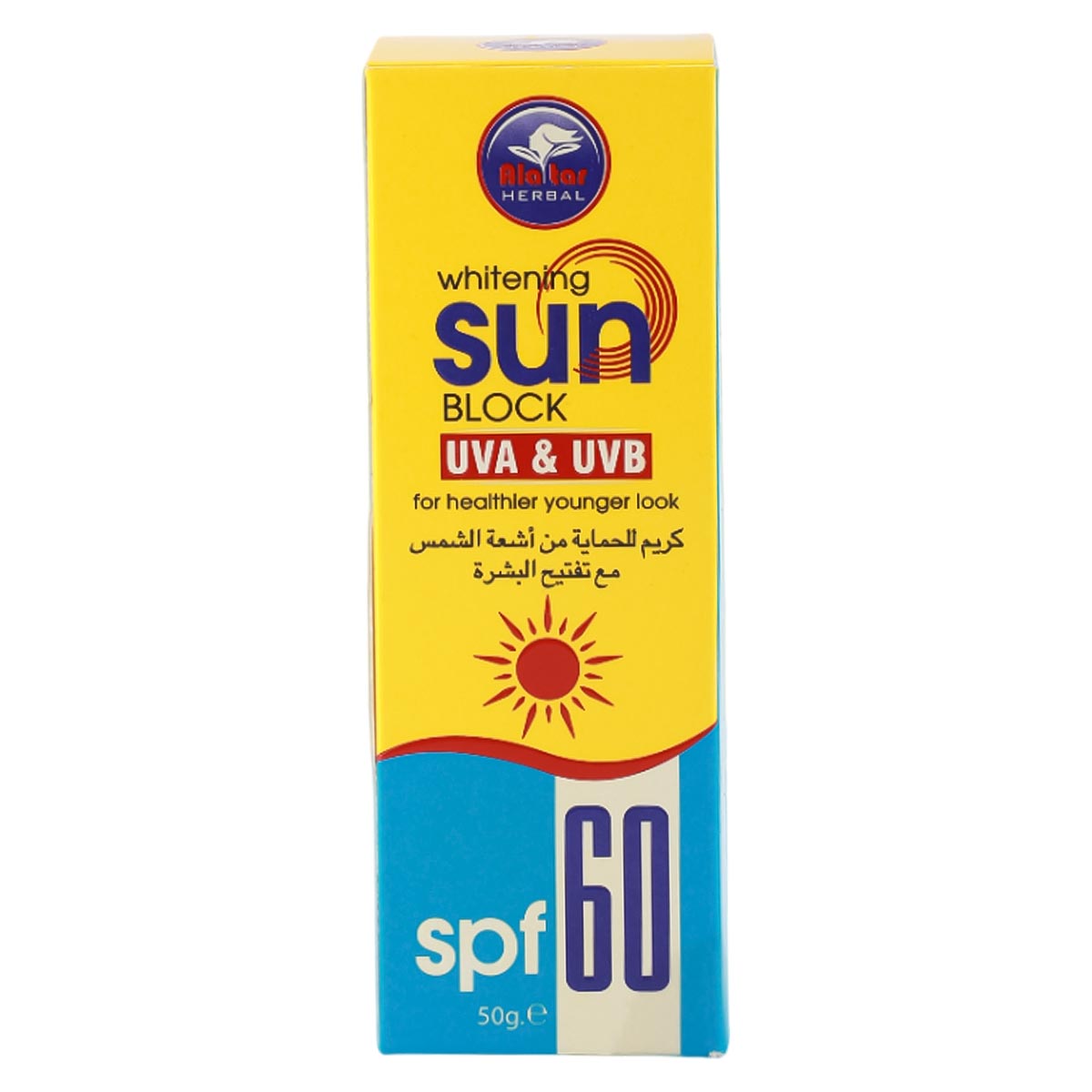 Alatar Whitening SPF60 Sun Block Cream 50g