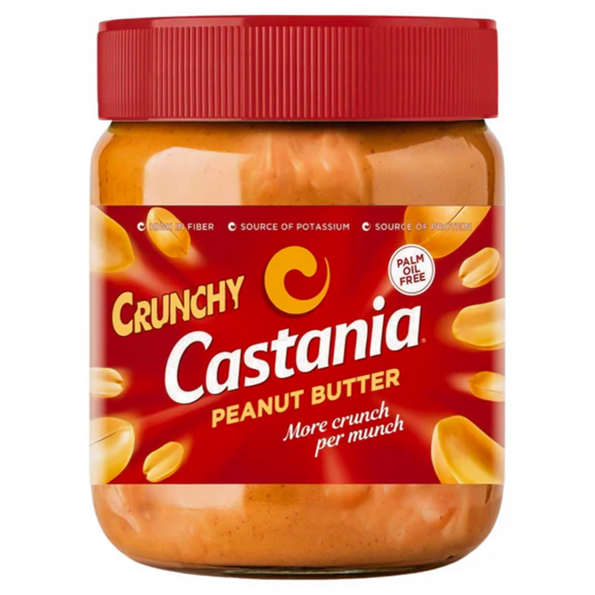 Crunchy Castania Peanut Butter 360g
