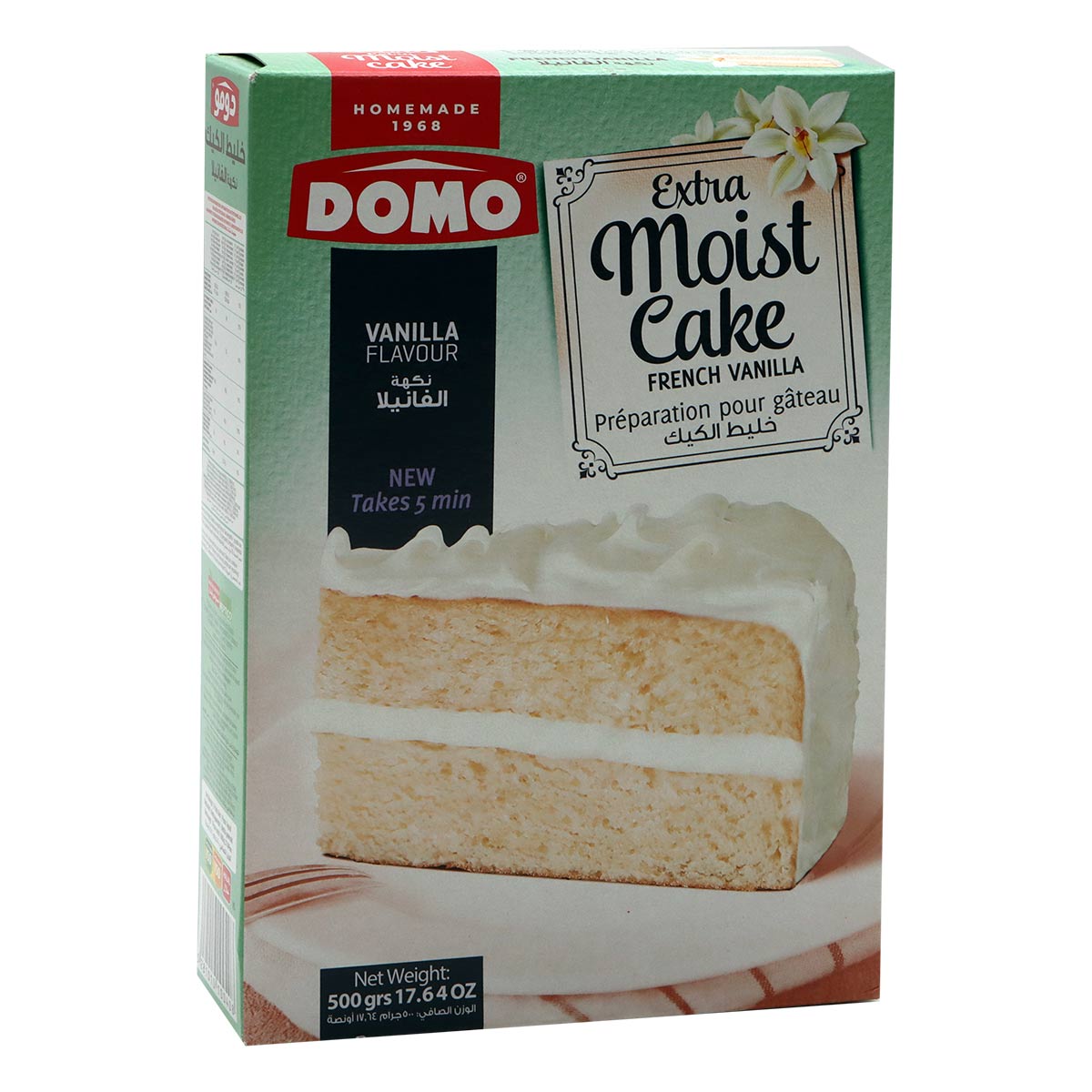 Domo Ex Moist Cake Vanilla 500gm