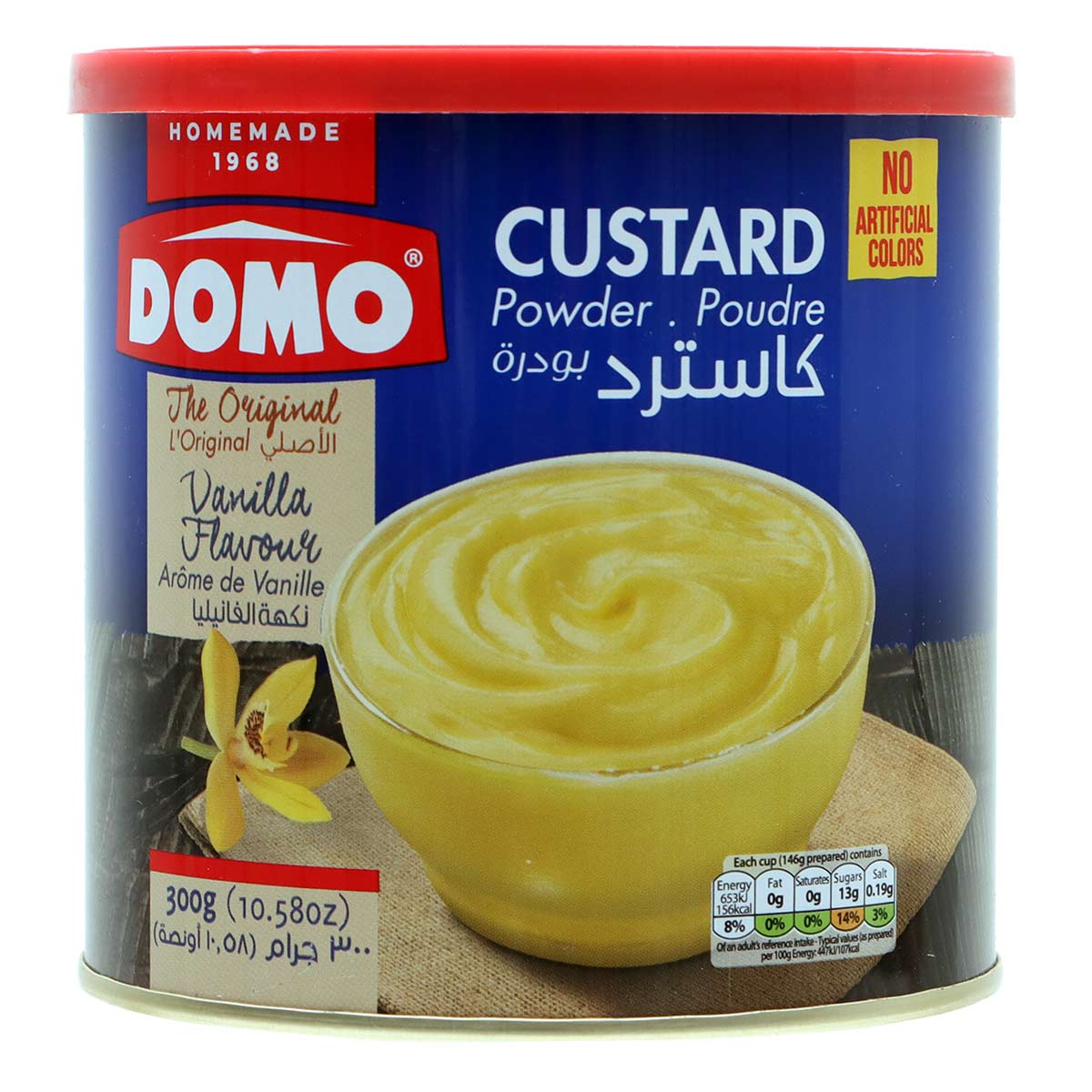 مسحوق الكاسترد دومو بنكهة الفانيليا 300 غرام