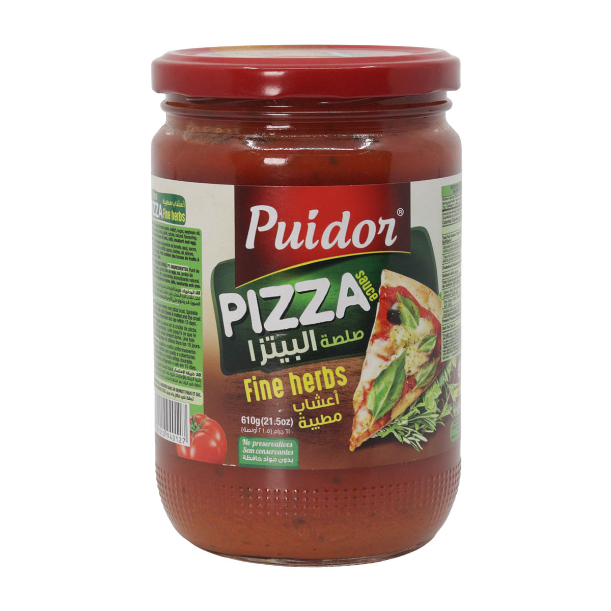Puidor Pizza Fine Herbs Sauce 610g