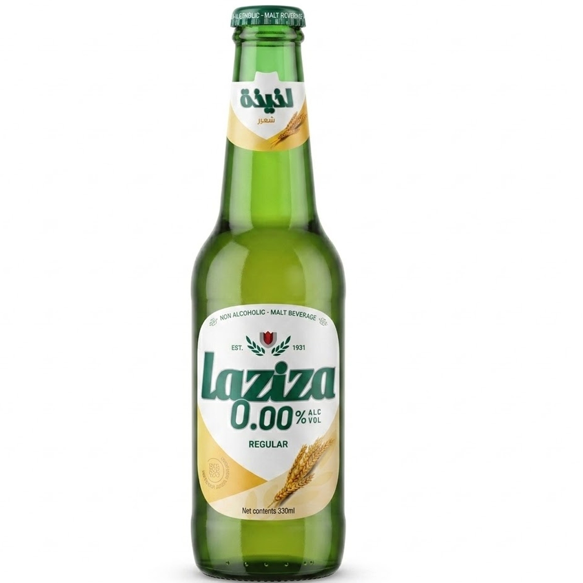 Laziza Regular Non Alcoholic Malt Beverage 330ml