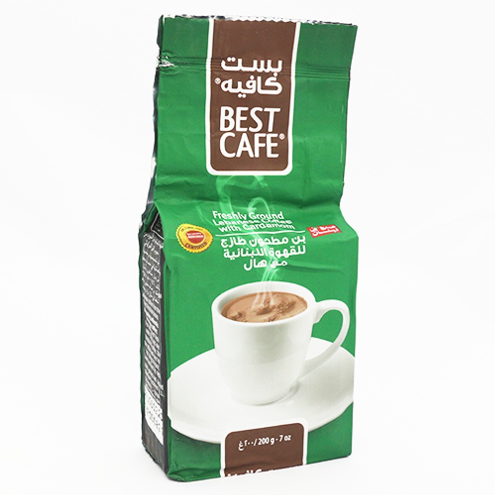Best Cafe Freshly Ground Lebanese Coffee With Cardamom 200g