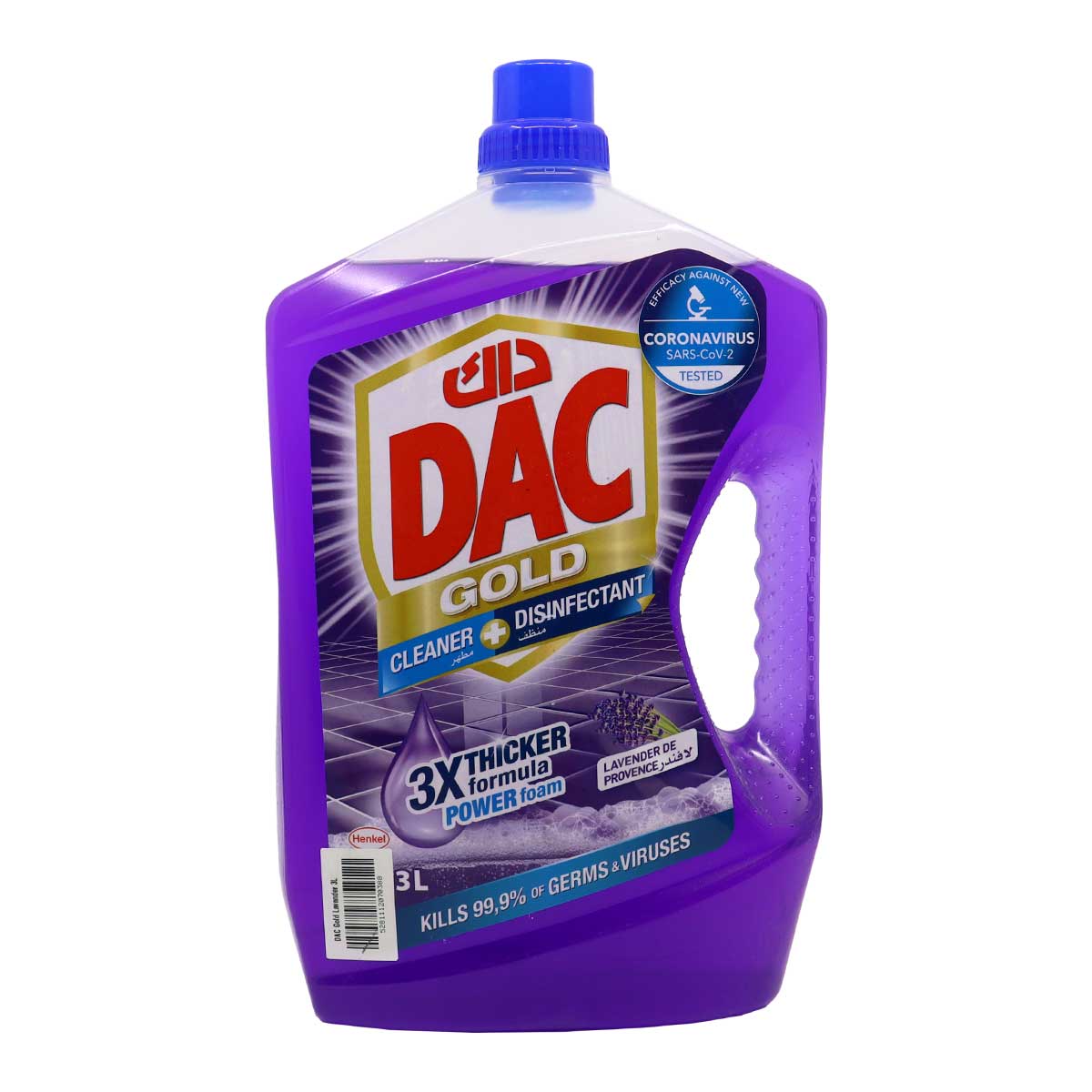 DAC Gold Cleaner Disinfectant Lavendar 3L