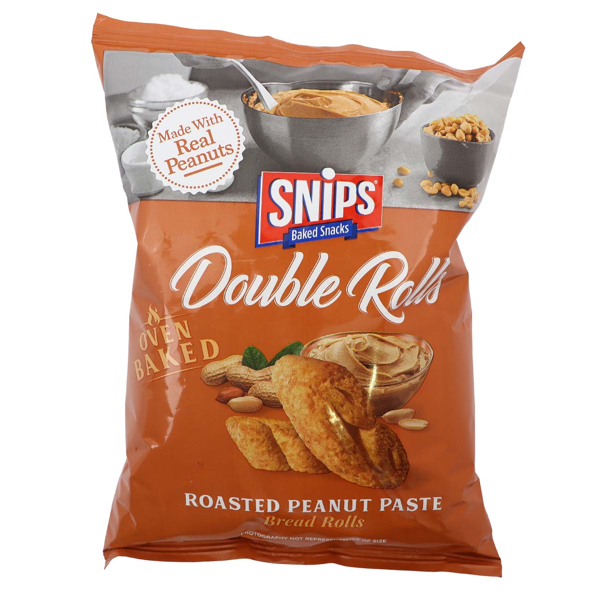 Snips Double Rolls Peanut 40g