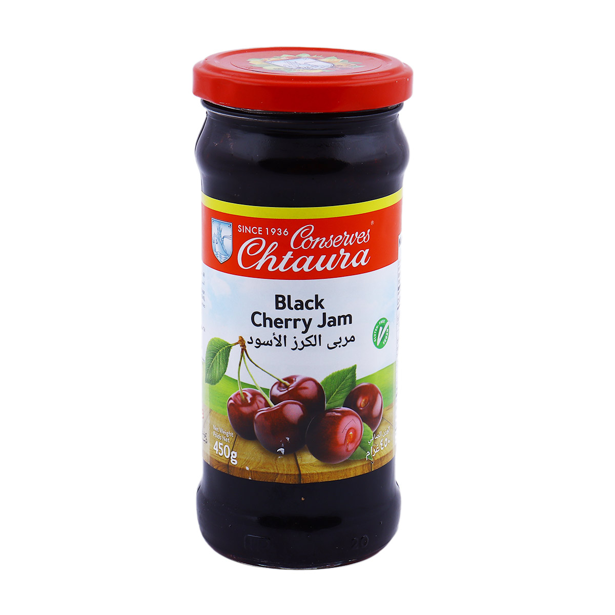 Conserves Chtaura Black Cherry Jam 450g
