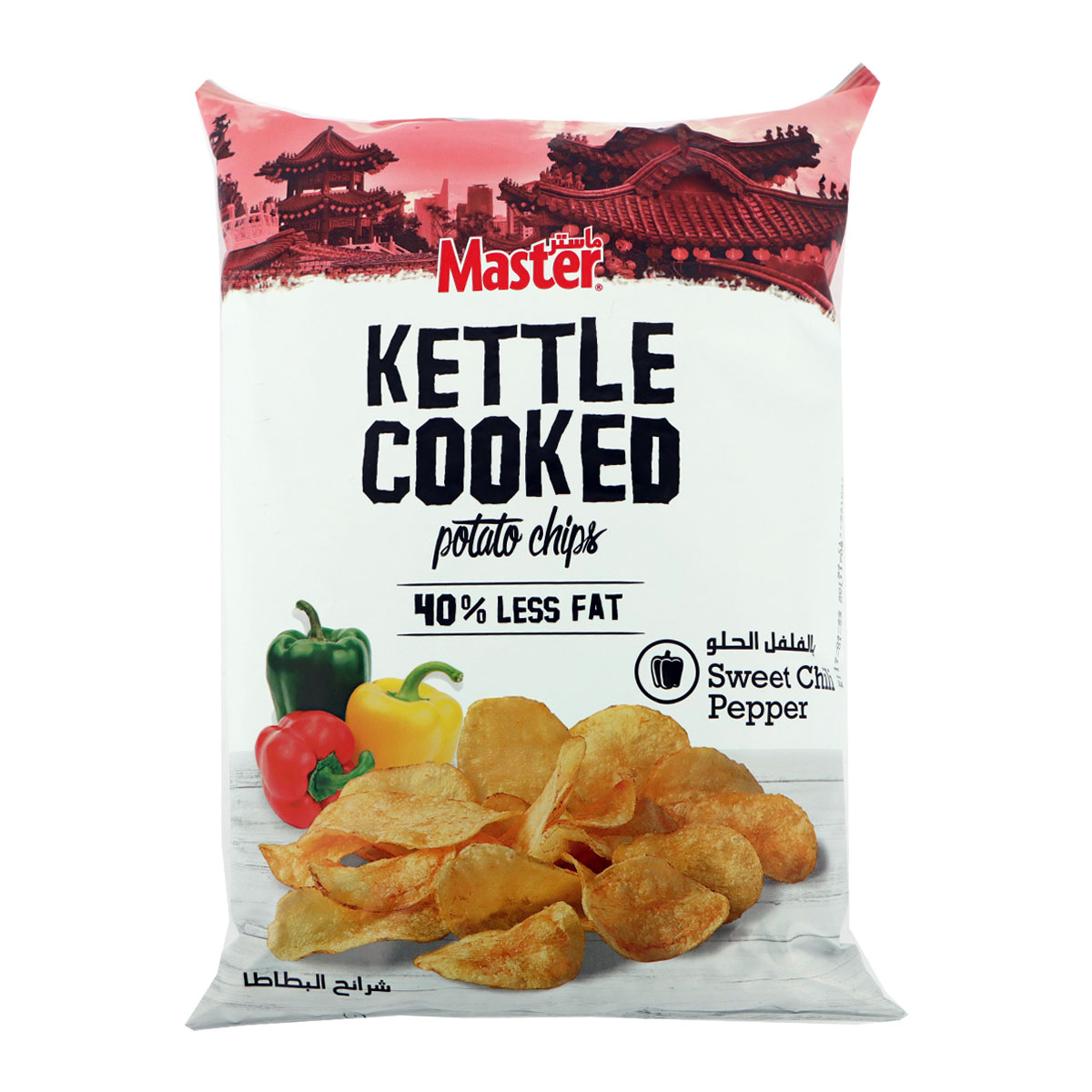 Master Kettle Cooked Potato Chips With Sweet Pepper Flavour 170g