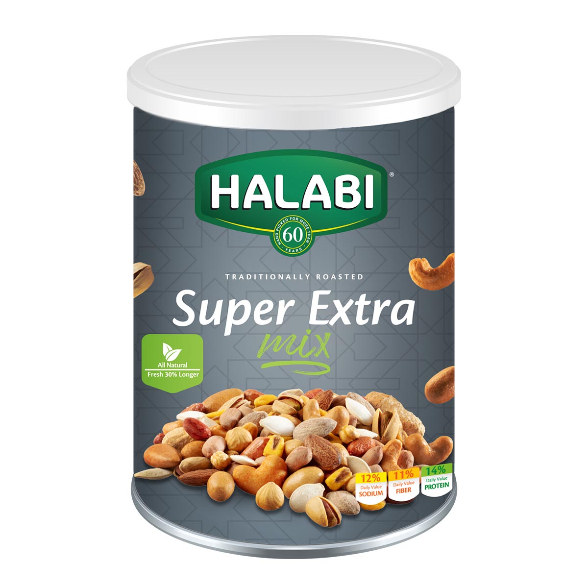 علبة مكس حلبي محمص سوبر إكسترا ٤٠٠ غرام