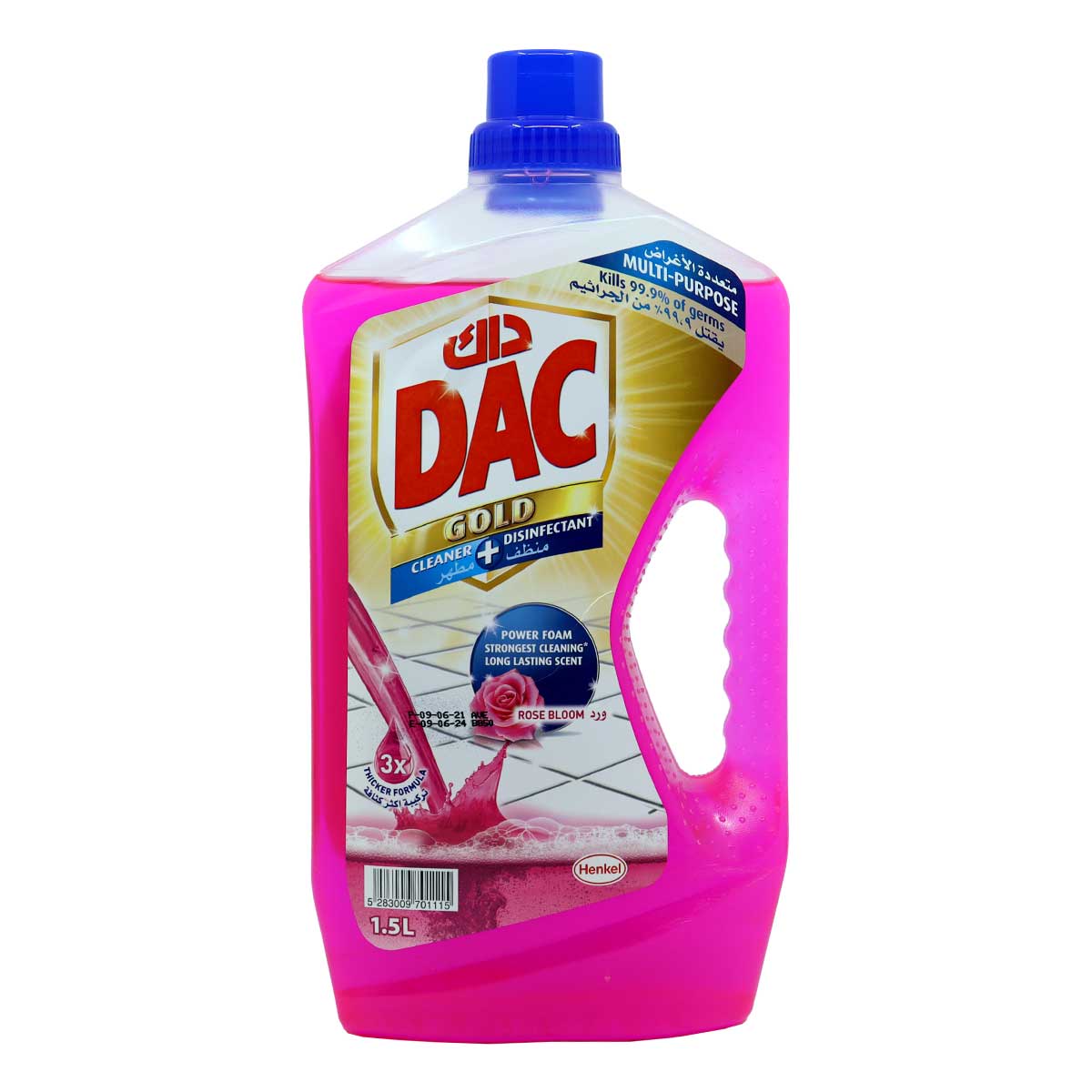 DAC Gold Cleaner Disinfectant Rose Bloom 1.5L