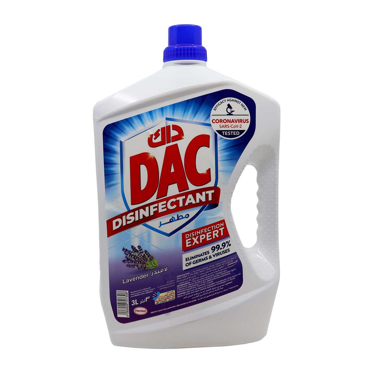 Dac Base Disinfectant Lvndr 4X3 ltr