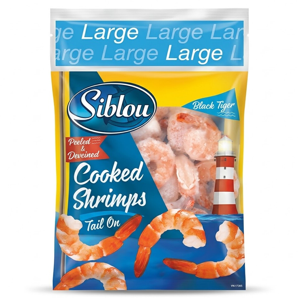 Sibou Frozen Shrimps Tail Large 250g