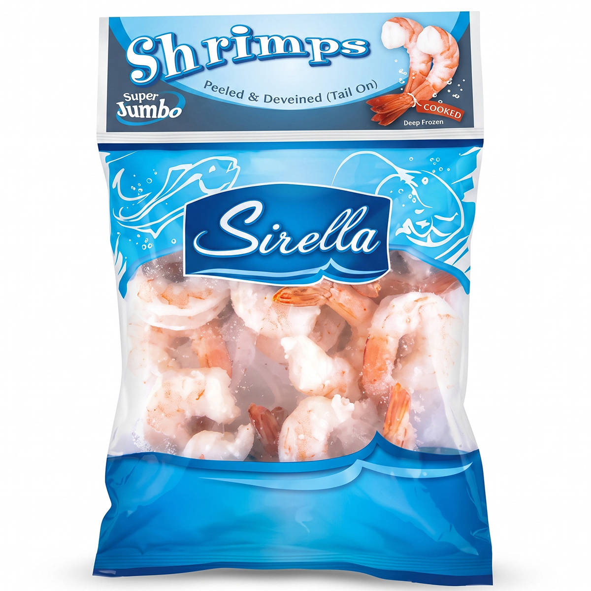 Sirella Frozen Shrimps Super Jumbo 400g