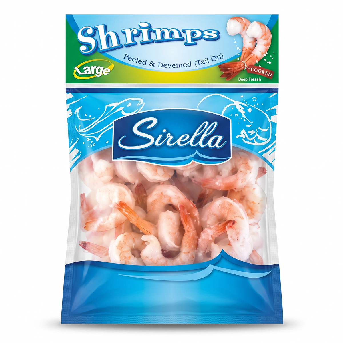 Sirella Large Shrimps 400g