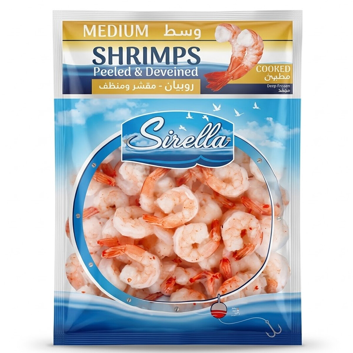 Sirella Frozen Peeled & Deveined Shrimps 400g