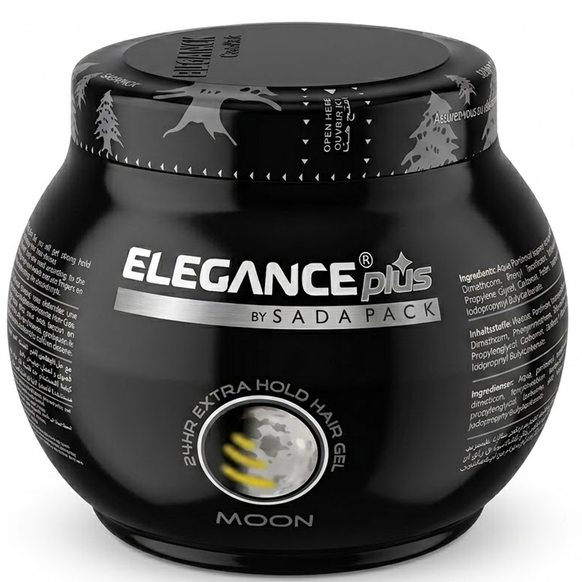 Elegance Plus 24Hr Extra Hold Hair Gel Moon 500ml