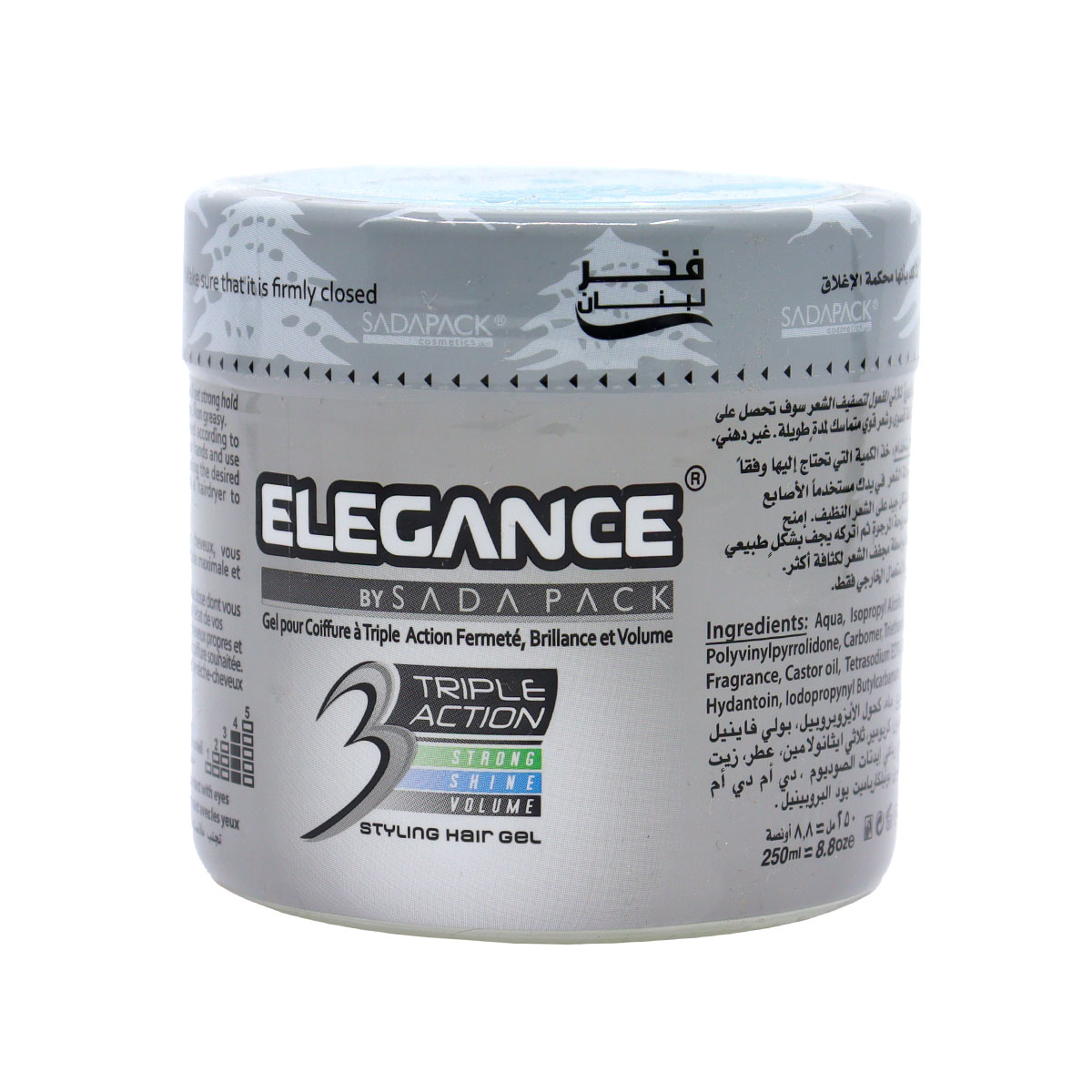 جل الشعر الأنيق ثلاثي المفعول أبيض 250 مل