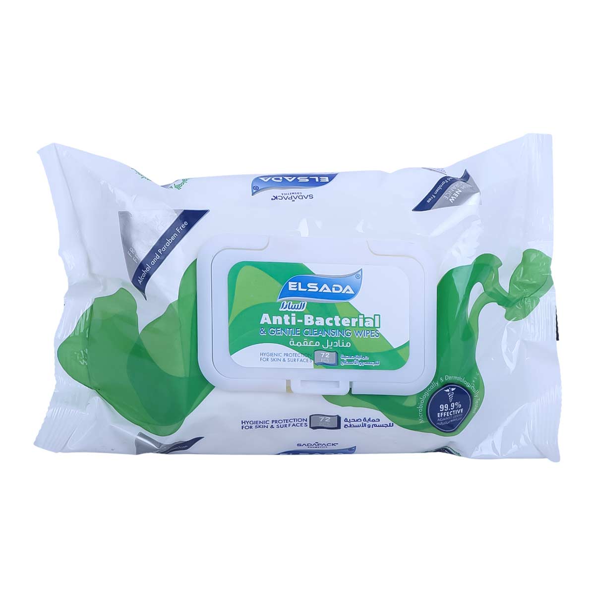 Elsada Anti-Bacterial & Gentle Cleansing Wipes 72 Wipes
