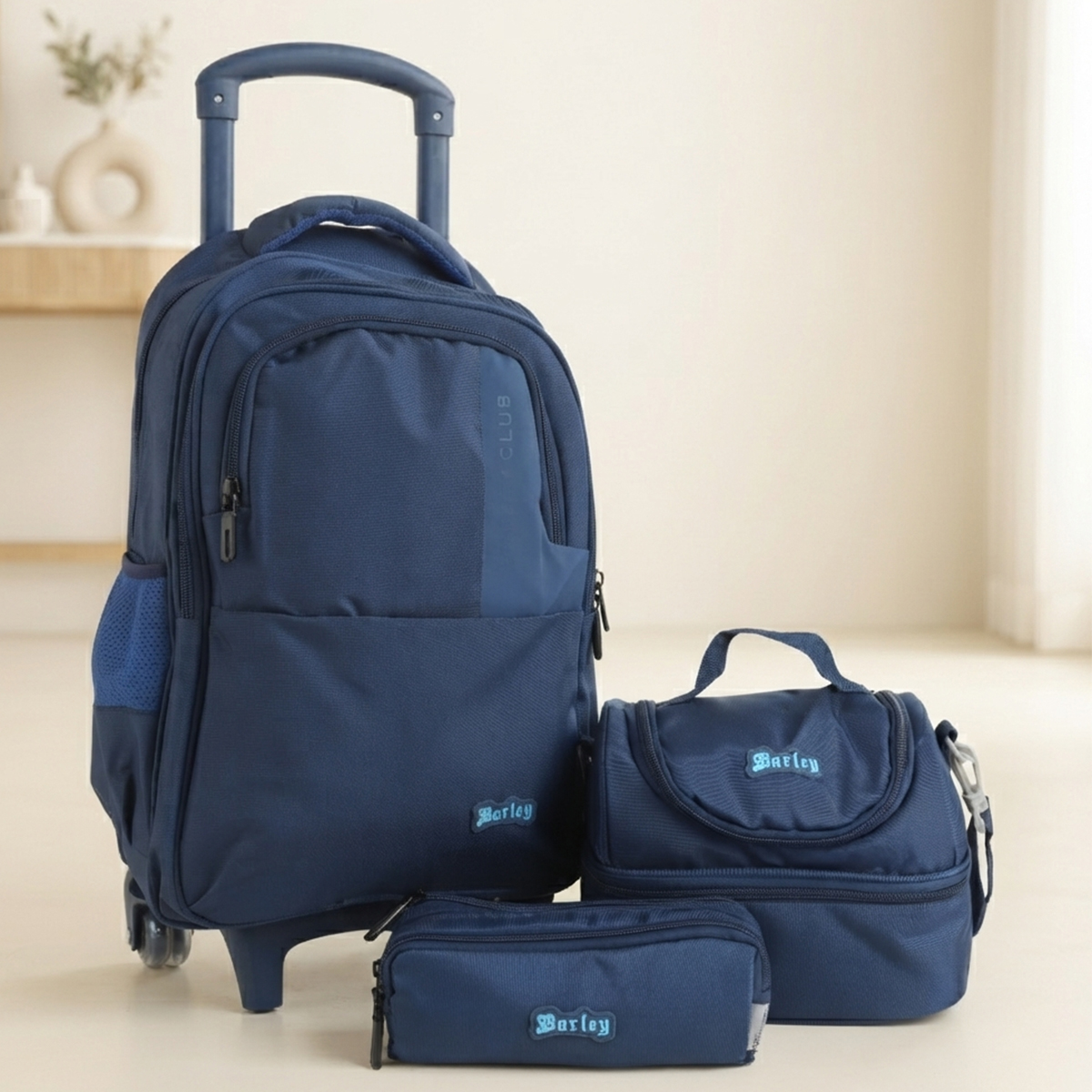 Kids Trolley School Bag Set 19 Inches