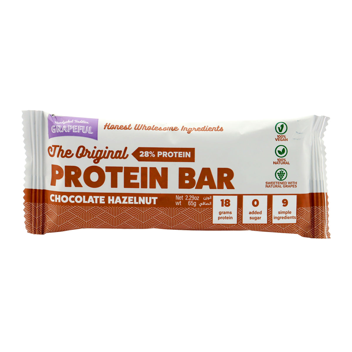 Grapeful The Original Protein Bar Chocolate Hazelnut 65g
