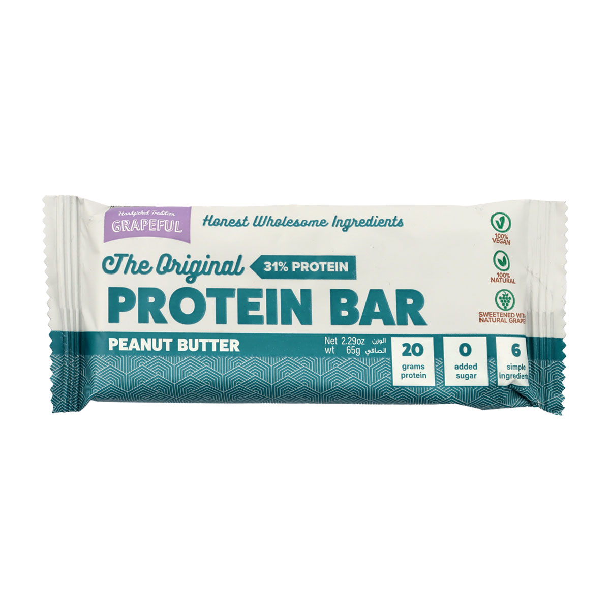 Grapeful The Original Protein Bar Peanut Butter 65g
