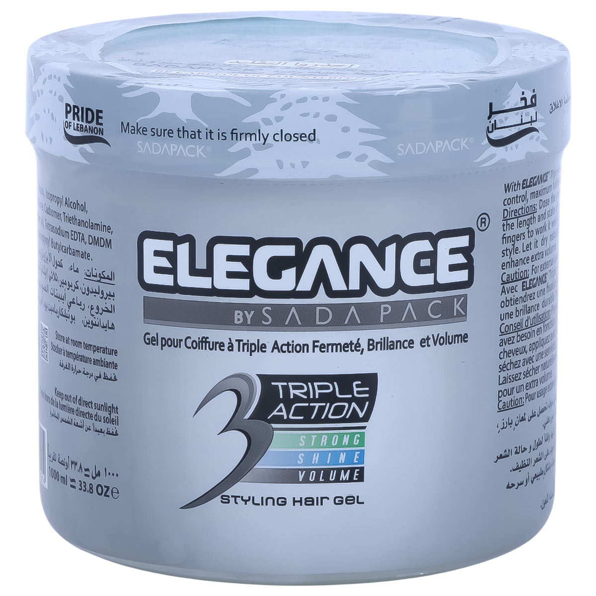 Elegance Triple Action Styling Gel 1Kg