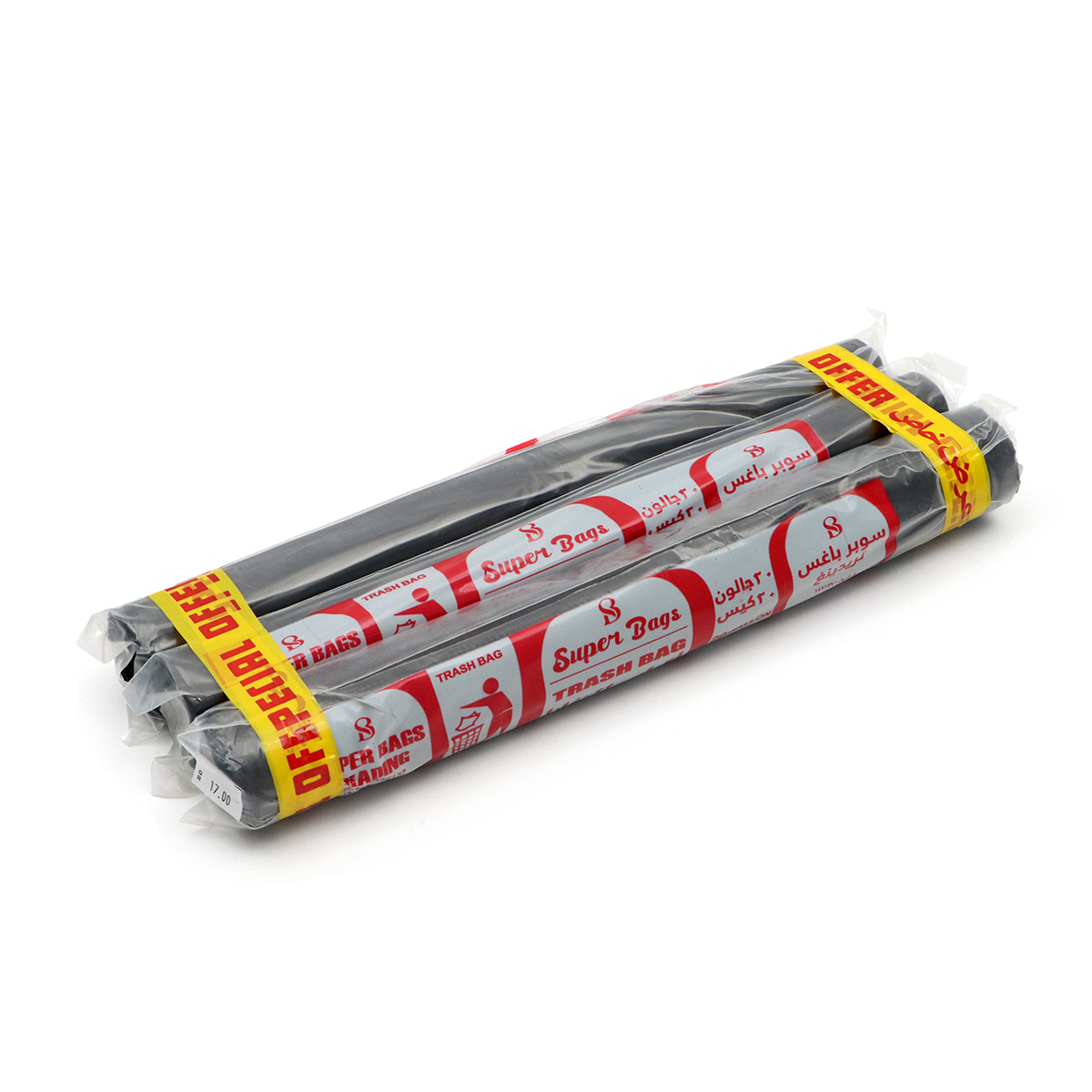 Super Bags Trash Bags 20 Gallon X3