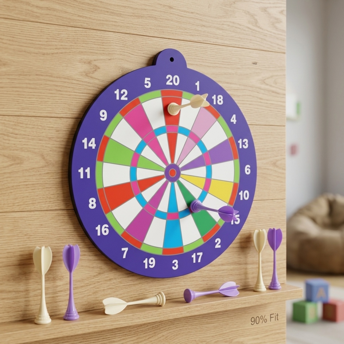 Magnetic Darts & Board Set