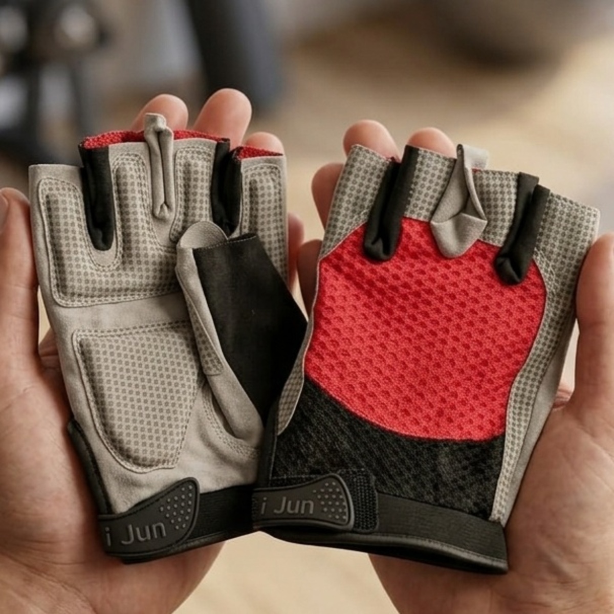 I Jun Four Fingered Leather Gloves XXL