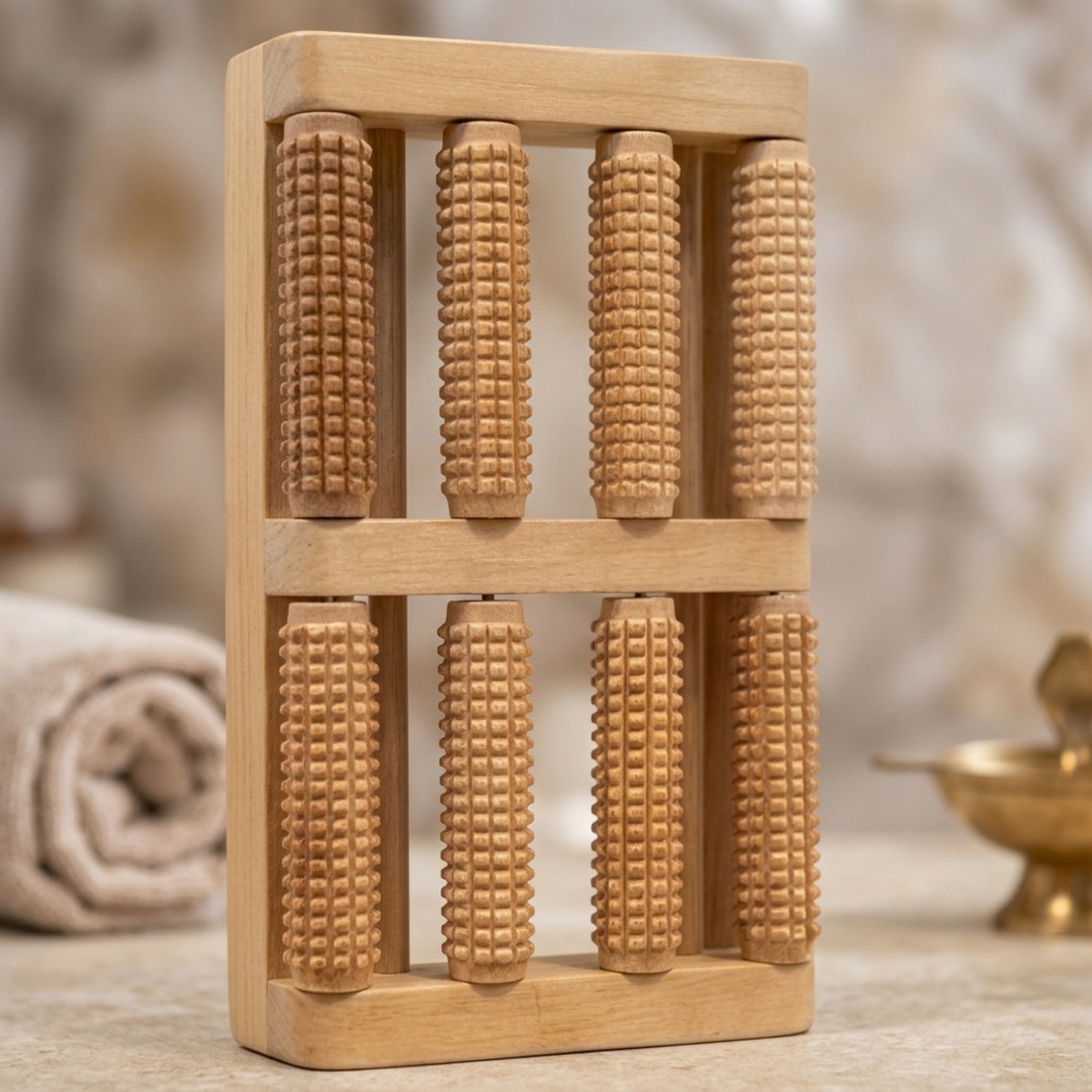 Wooden Foot Massager
