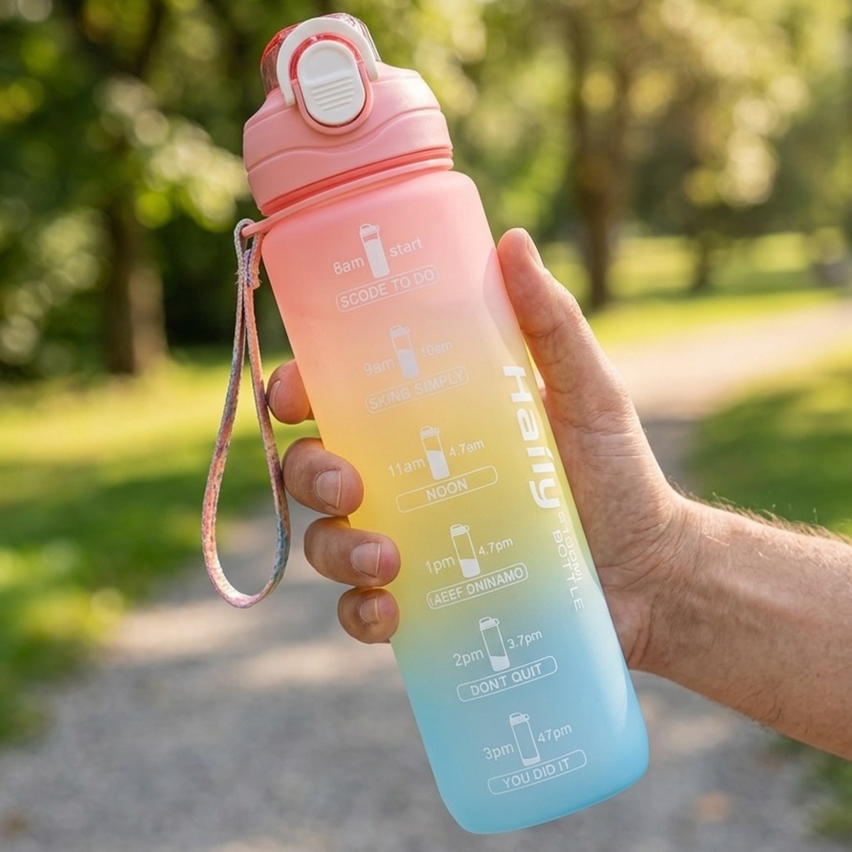 Haily Motivational Water Bottle