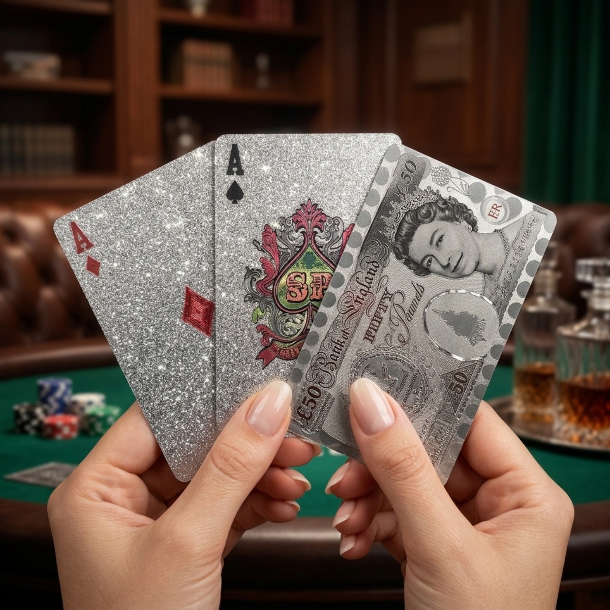 Glitter Playing Cards