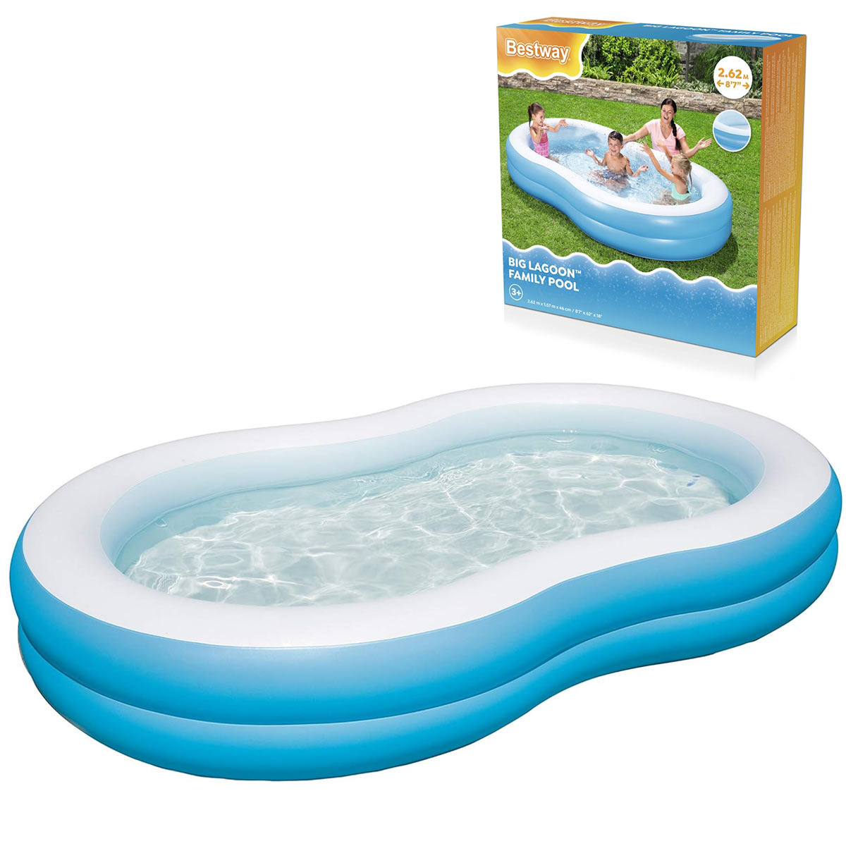 Bestway Big Lagoon Family Pool 2.62m