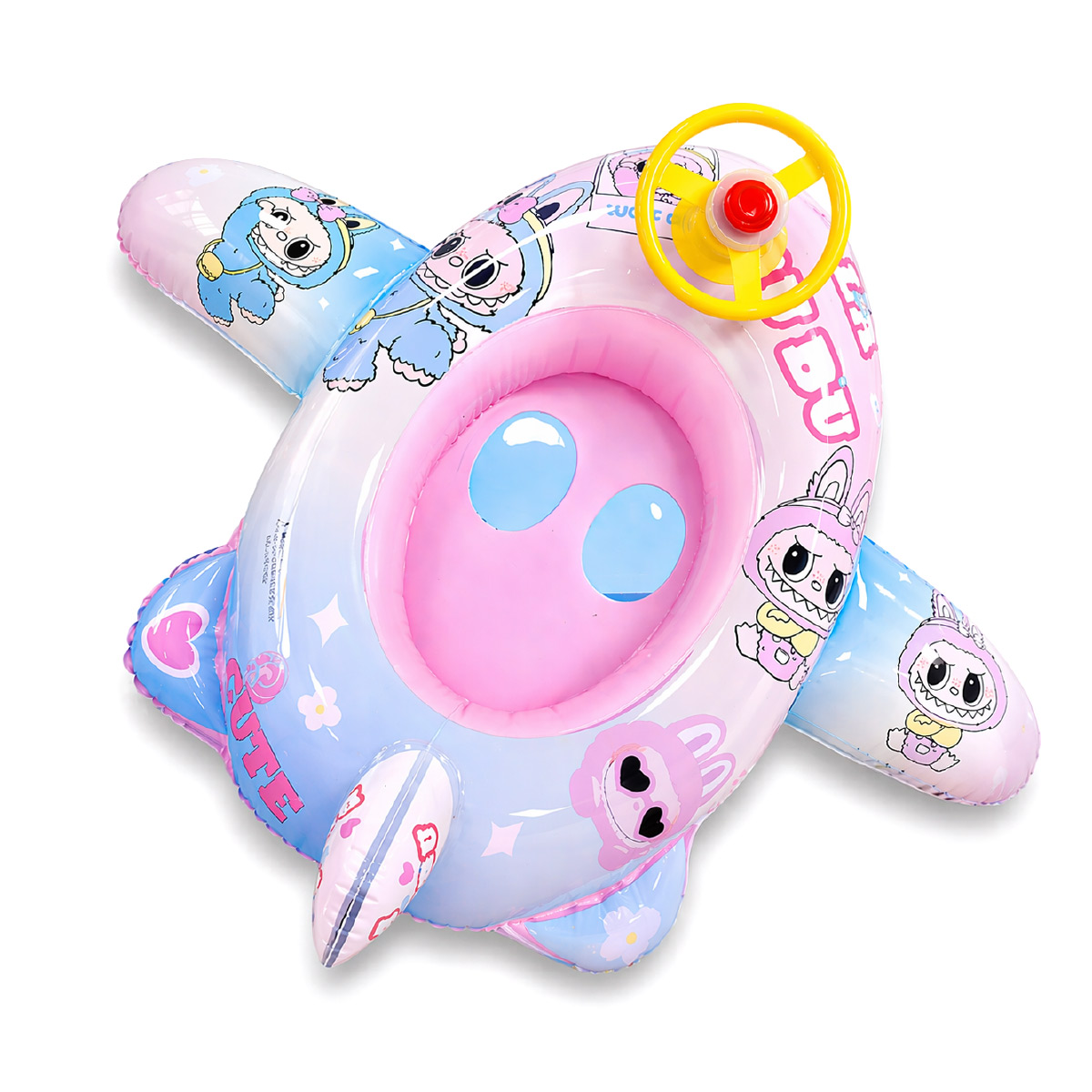 Inflatable Kids Swimming Ring Assorted Color