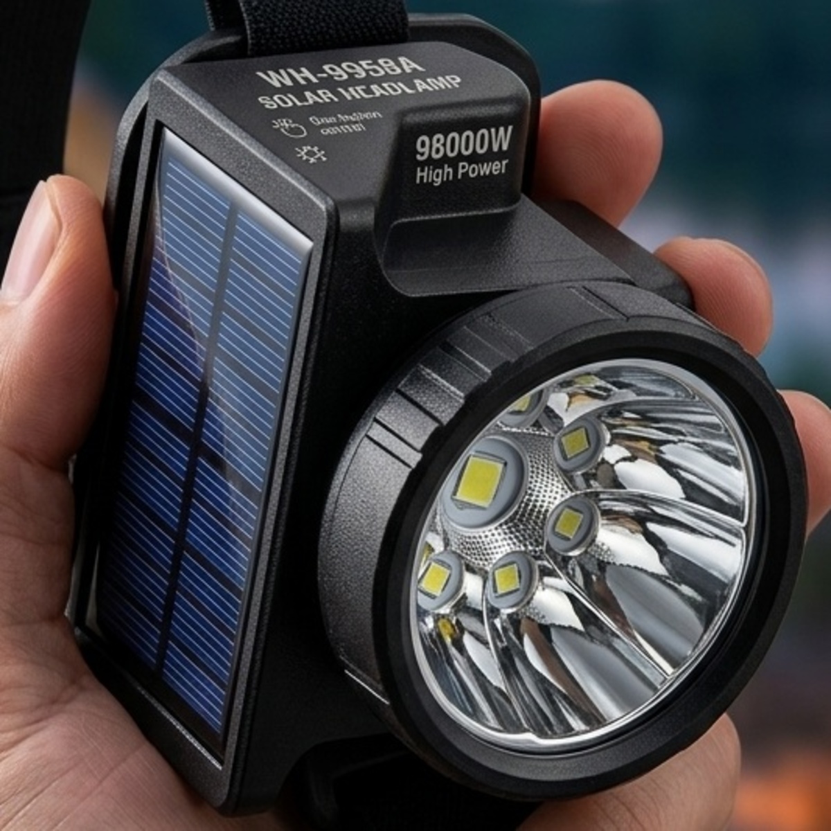 Solar Head Lamp