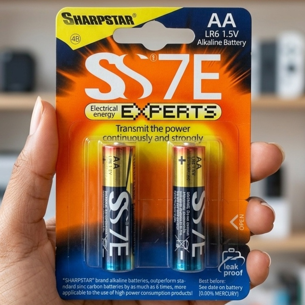 Sharp Star Batteries AA 2 Pieces