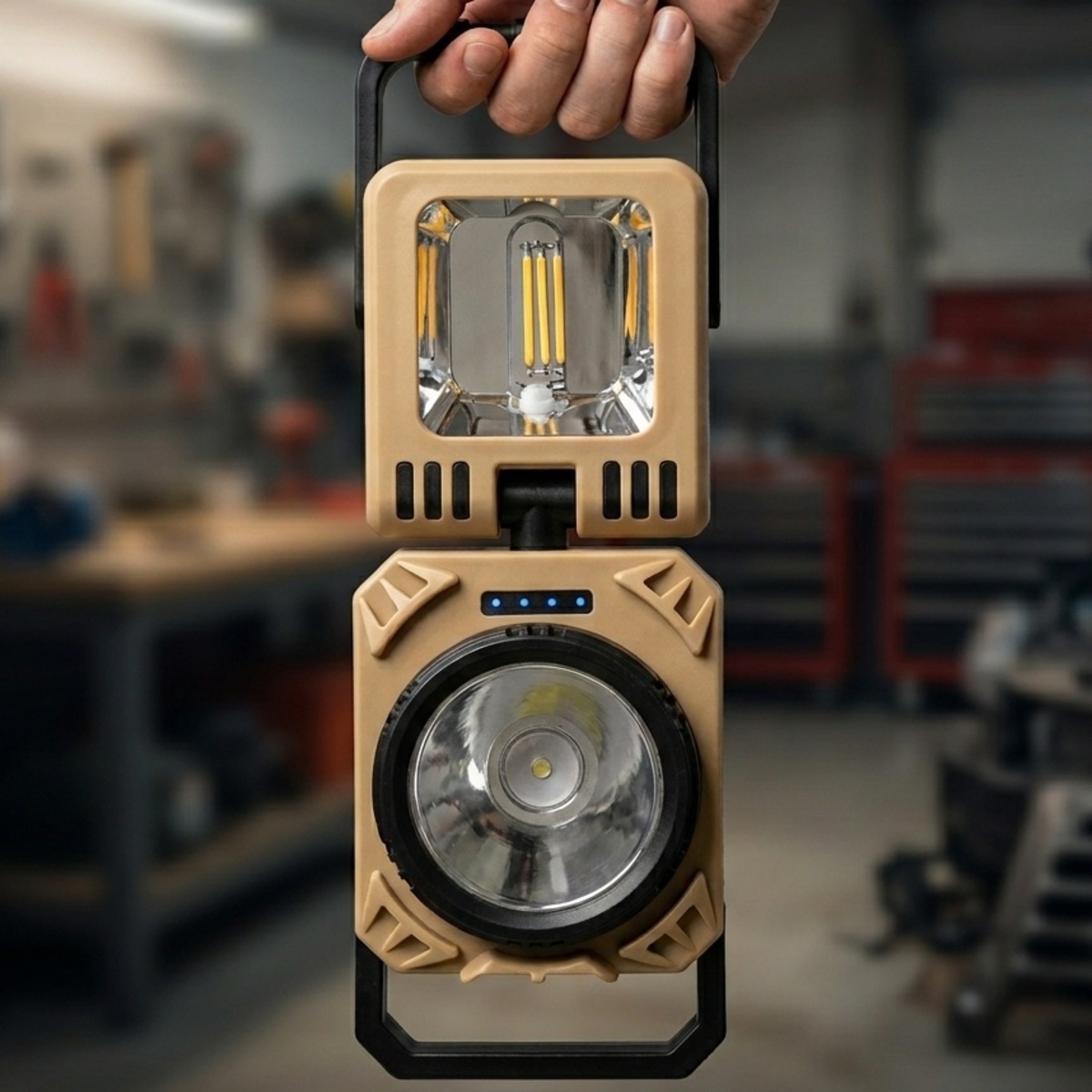 Solar Multi Light Source Work Light