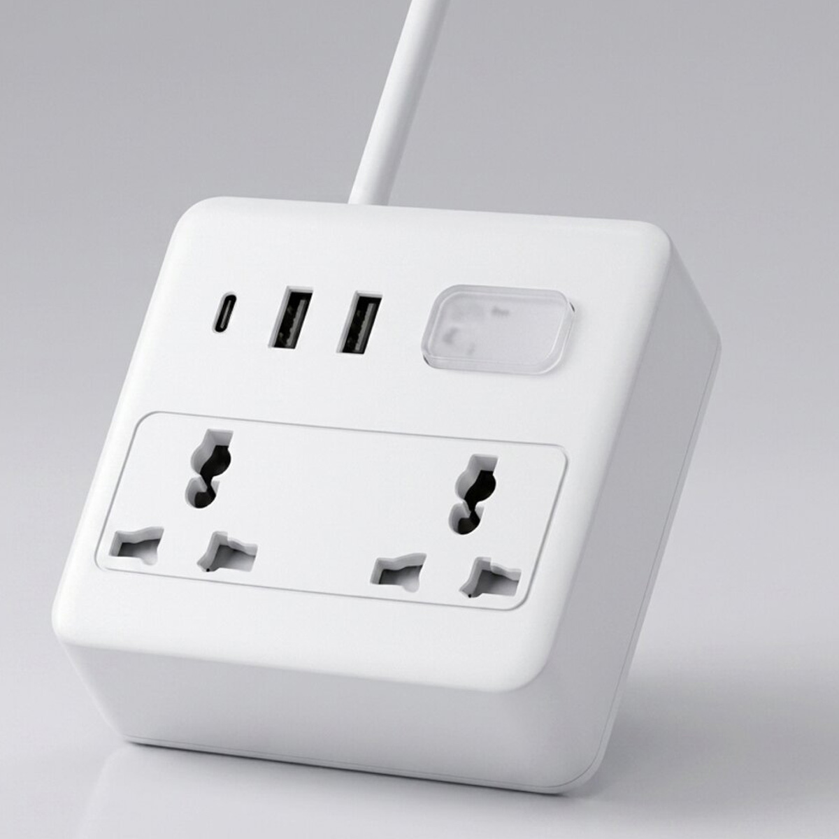 Power Socket 2 Way 2 Meter