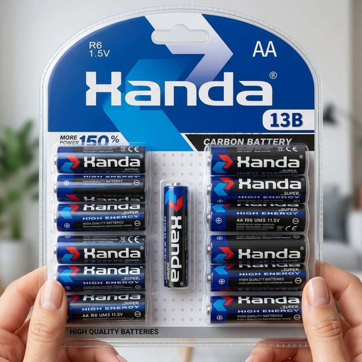 Xanda Carbon Battery AA 13 Pieces
