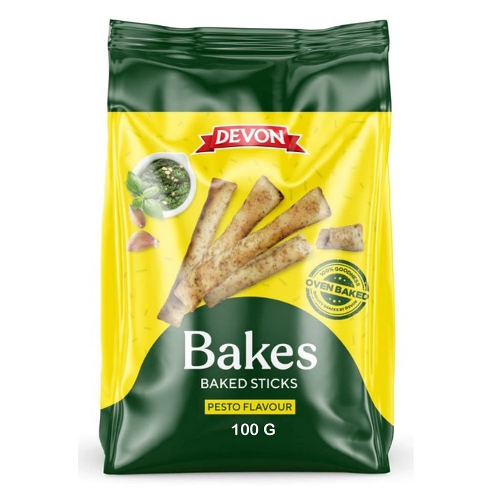 Devon Bakes Baked Sticks Pesto Flavour 100g