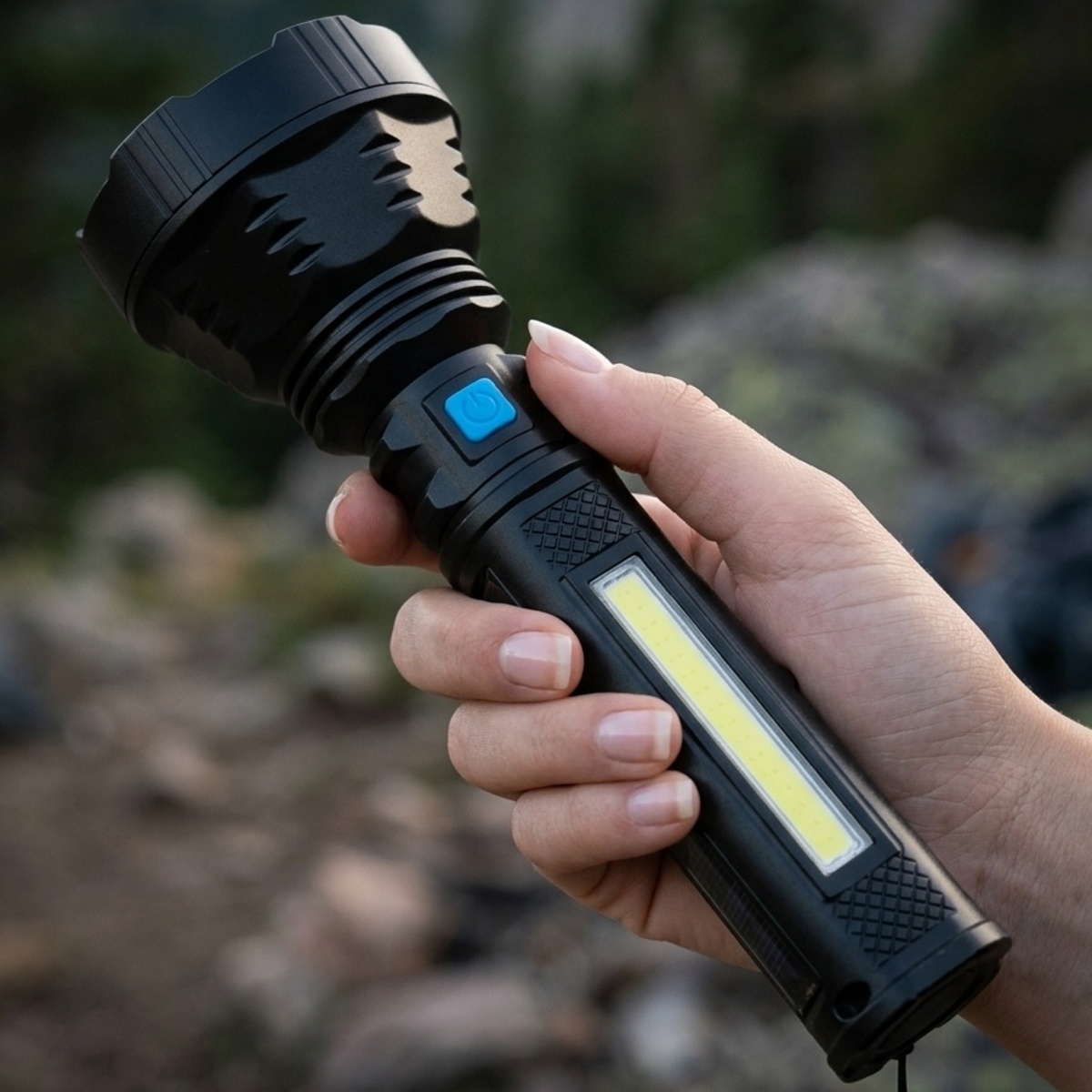 Solar Flash Light Multifunction