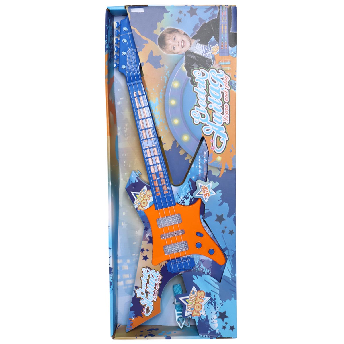 Music Toys Electrice Guitar For Kids 5031A | بنادق اللعب، الألعاب الموسيقية وألعاب الأنشطة