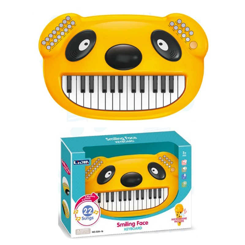 Lijin Smiling Face Musical Keyboard For Kids 328-16