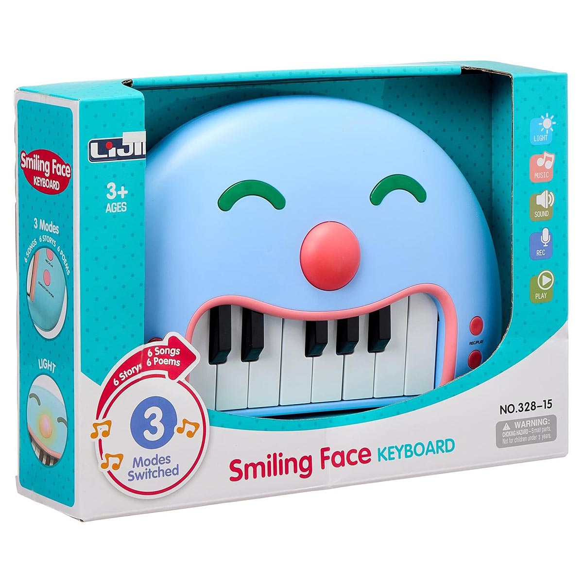 Smiling Face Kids Keyboard 328 15 | Toy Guns, Musical & Activity Toys Smiling Face Kids Keyboard 328 15 | Toy Guns, Musical & Activity Toys