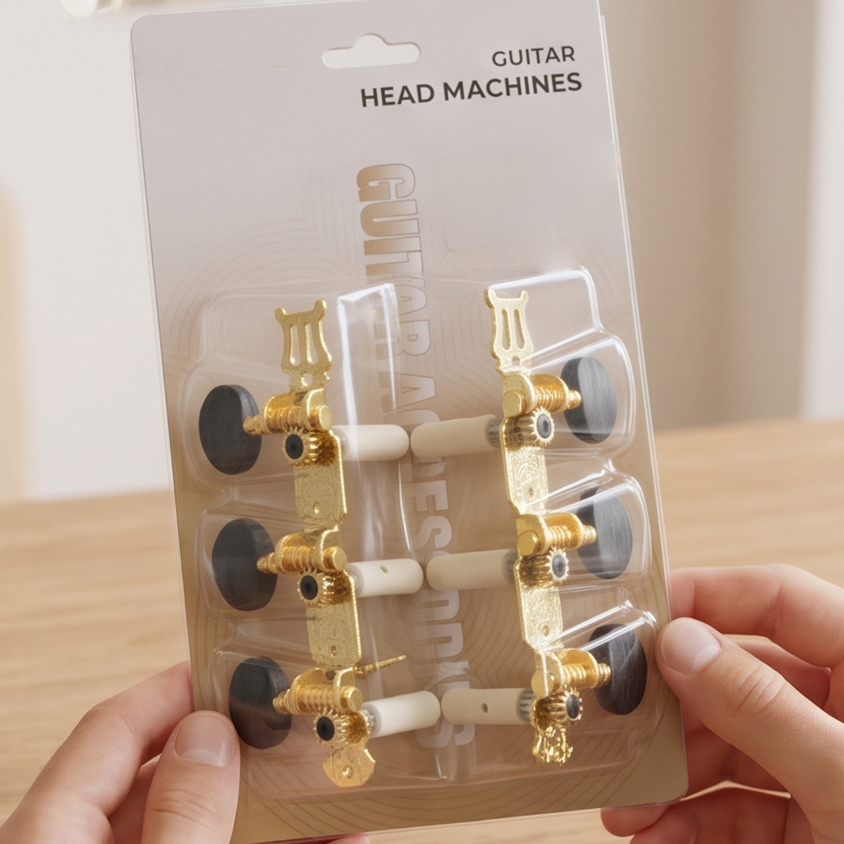 Golden Classical Guitar Tuning Pegs