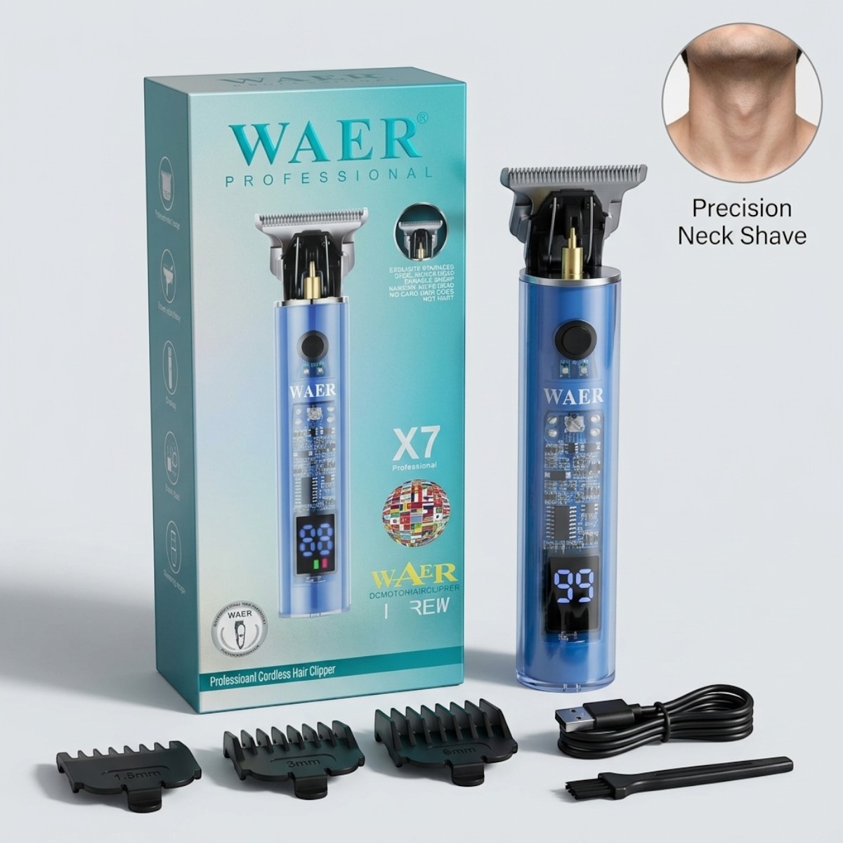 Waer Professional Cordless Hair Clipper