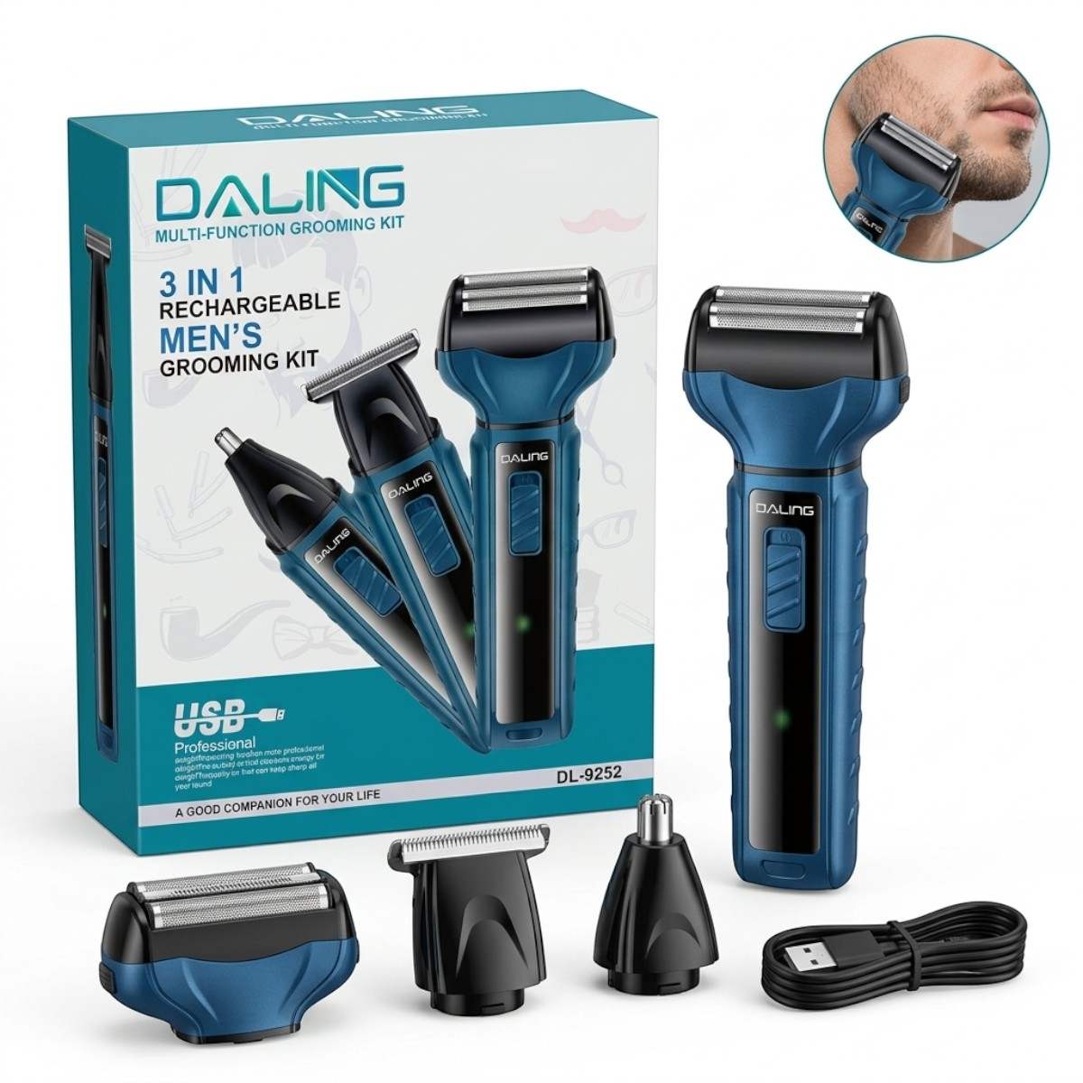 Daling 3In1 Gents Shaver  