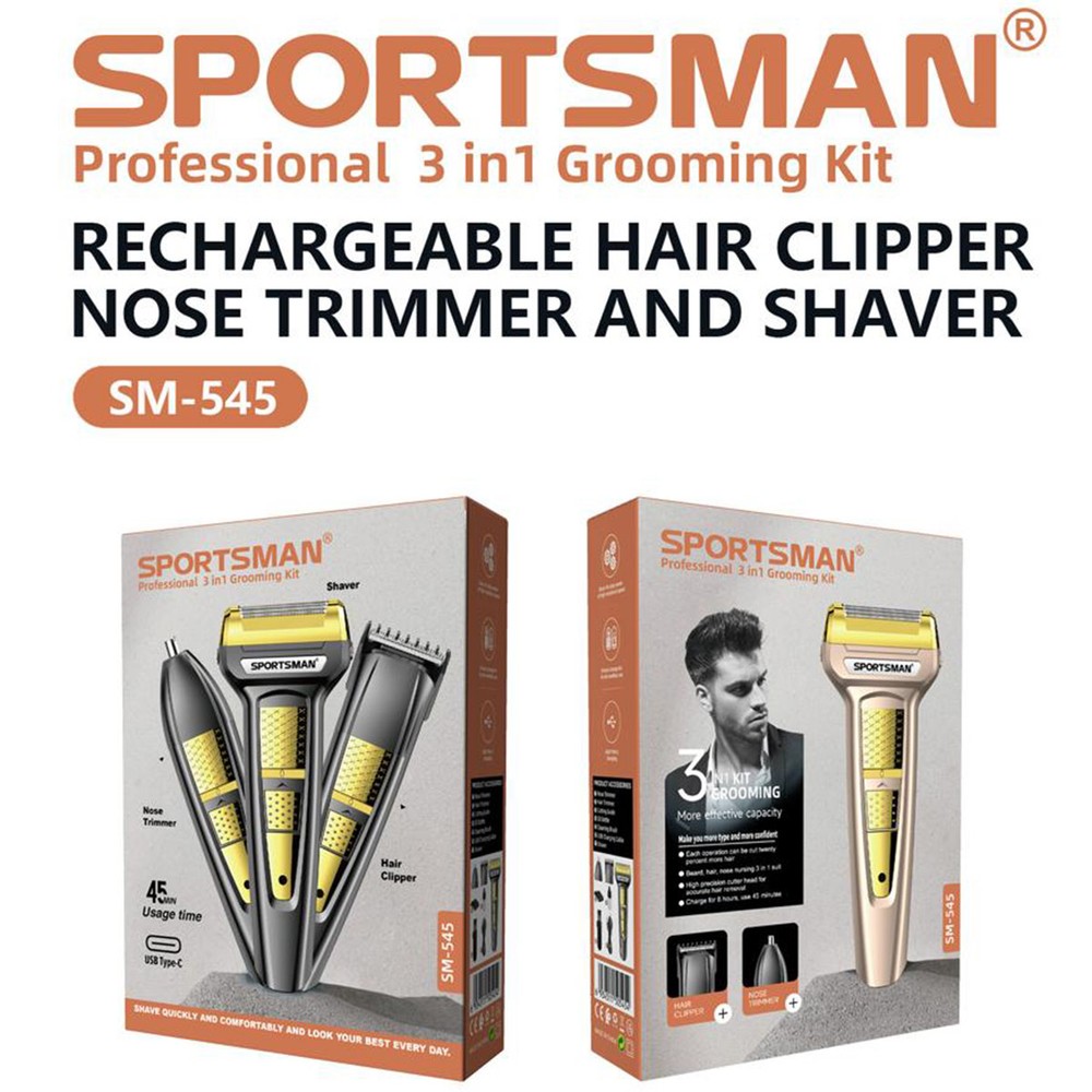 Sportsman 3in1 Grooming Kit SM 545