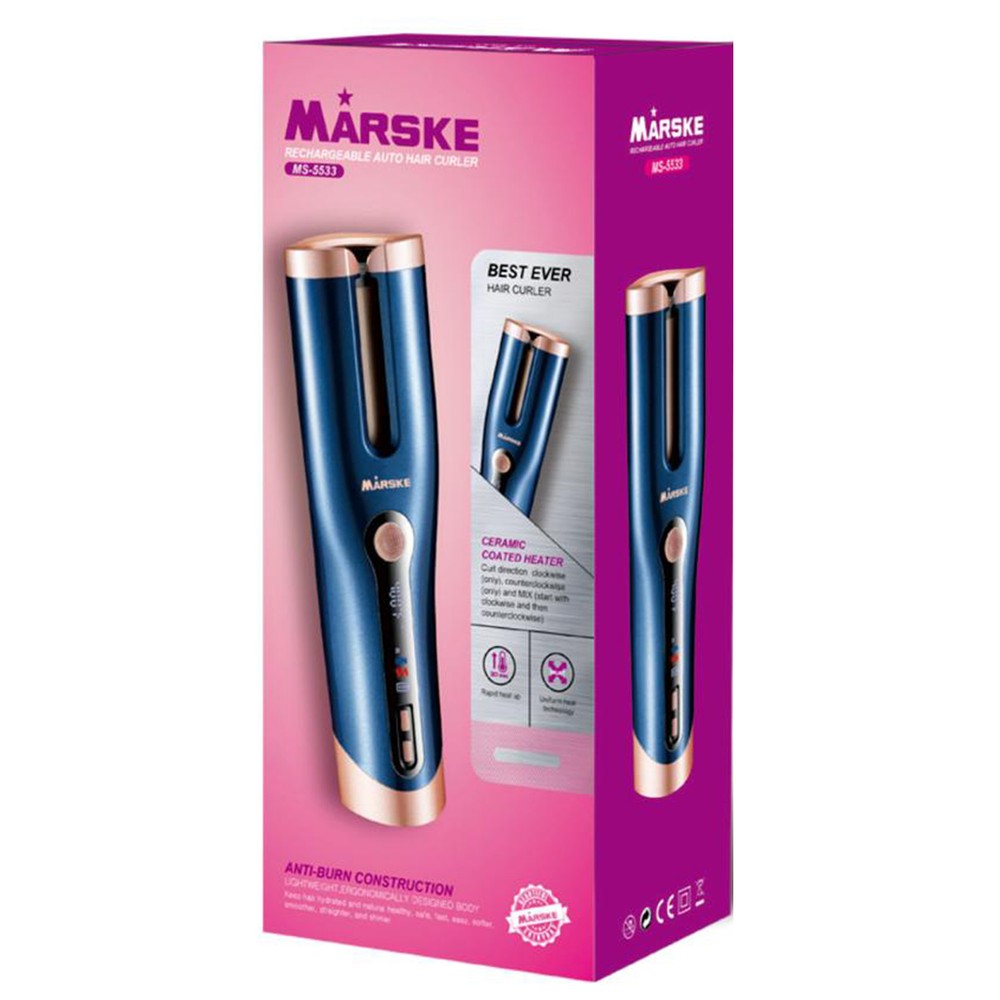 Marske Rechargeable Auto Hair Curler MS 5533