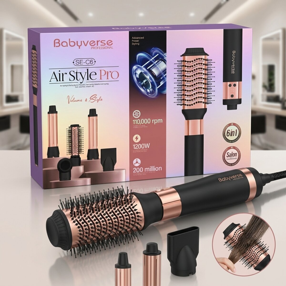 Babyverse Air Style Pro Hair Styling Set